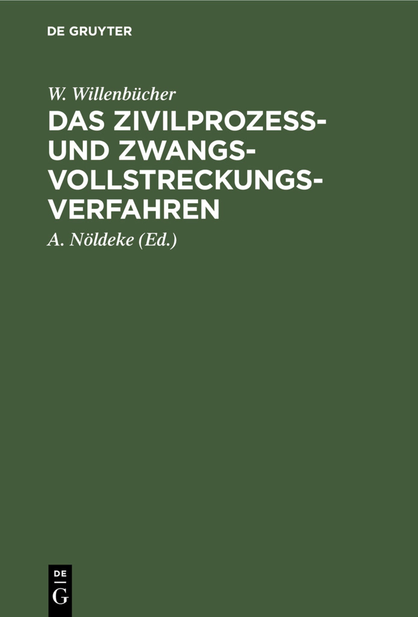Das Zivilprozeß- und Zwangsvollstreckungsverfahren
